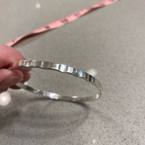 Sterling silver bangle